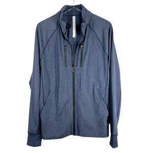 LULULEMON Men's Full Zip Blue Jacket Size Large